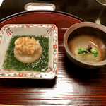 あさば - 焼大根 雲子 菊菜餡 蓮芋