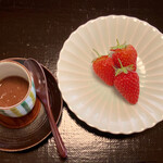 あさば - 甘味 苺 汁粉