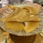 祇園 にし - この鱶鰭を揚げて！