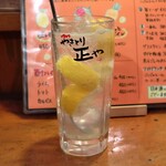 やきとり 正や - プレミアム酎ハイ 生レモン