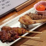 やきとり 正や - せぎも、きぎも、手羽先、玉ひも