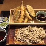 Tempura Jyuuwari Soba Shinjirou - 天ぷら盛合せ＆十割蕎麦セット