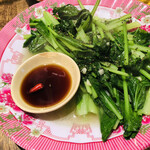 べトナムゴハン チリン堂 - 青菜のにんにく炒め