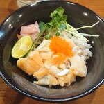 Taisioramendounoura - サーモンハラス丼