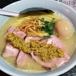 塩そば専門店 桑ばら - ムール貝と帆立の塩ミキサー