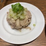 鼎泰豐 - 蒸し鶏ねぎソース690円
