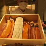 寿司栄 - 自家製唐墨2種