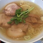 Menya Fuuru - 塩ラーメン620円 チャーシュー120円