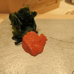 寿司栄 - 帆立卵巣