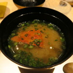 寿司栄 - 香箱蟹味噌汁