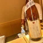 鮨 はしもと - 2021.12.  加茂錦 荷札酒 純米大吟醸 亀の尾