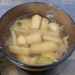 潮来バル 舶英 - 味噌汁