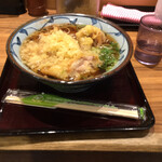 若菜そば - とり天そば390円 のり天が無い