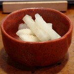 やきとり 正や - 大根の酢漬け