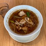 O-Jei Ko-Hi Tabemonoya Kafe-Tani Takafe - かしわ蕎麦