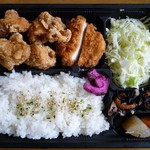 新宿さぼてん - ヒレ・唐揚げ弁当