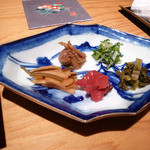 まな板の上の旬　ぽぽぽん - 漬物盛り合わせ（少な目）