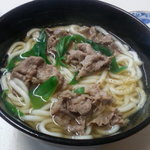 とみや食堂 - 肉うどん