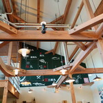 平塚漁港の食堂 - 反対側にも同様のグリーンボードが見えました。