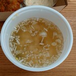 秋まる - ご飯セットに付く味噌汁