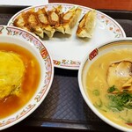 餃子の王将 - 天津飯セット1100円税込