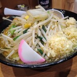 タンメン トナリ - 味噌タンメン（生姜W、大蒜）840円(税込)