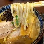 にぼし中華 廣はし - 濃厚煮干しそば　麺リフト