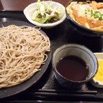 酒・蕎麦 田治 - 蕎麦屋のカツ丼と蕎麦のセット