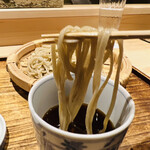 日本橋 蕎ノ字 - ◎天ぷらを食べた後は蕎麦で〆る。