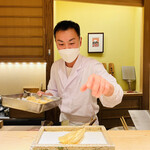 日本橋 蕎ノ字 - ◎きすの天ぷらの揚げ方は本当に素晴らしい。