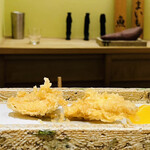 日本橋 蕎ノ字 - ◎小柴産の穴子は身もふっくら揚げられて美味すぎる。