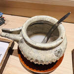 日本橋 蕎ノ字 - ◎蕎麦湯はトロットロ！