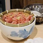 日本橋 蕎ノ字 - ◎駿河湾産の桜えびは色彩が美しい。