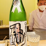 日本橋 蕎ノ字 - ◎初亀 秘蔵純米大吟醸 亀 （岡部町初亀醸造）