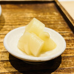 日本橋 蕎ノ字 - ◎自家製のガリ