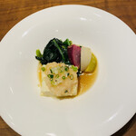 167416169 - 海老と豆腐の合わせ蒸し 海老魚醤入り醤油ソース