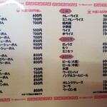 シンユウらーめん - メニュー