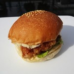 コトリパン - 揚げザンギバーガー