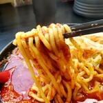 麺辛屋 二代目 美國 - 麺を不用意にすするとカプサイシンでむせますのでご注意を。