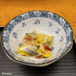 かわ広 - 酢締め秋刀魚の酢の物