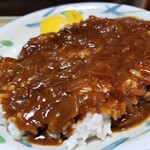 ときわ朝日 - 半カレー。