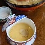 加太淡嶋温泉 大阪屋ひいなの湯 - 茶碗蒸し【ランチの天麩羅定食】