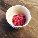 スープとカレー ボンジョルネ - ●リゾット
      紫人参のリゾット