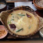 大戸屋 - 【参考】牡蠣とすけそう鱈のクリーム”和”シチュー定食　1080円