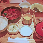 ニホンの食卓 つくみ 横浜高島屋店 - 大山鶏の味噌すき焼き（1,785円）