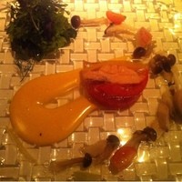フィオッキ - 【Antipasto】黒部大鱒とペペローニのテリーナ　マヨネーズソース葉野菜のサラダ