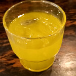 Kurumetaihouramen - お水ではなく緑茶が提供されました