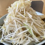 ラーメン もっけだの - 『スパイシーグリーンカレーラーメンニンニクヤサイマシマシ』のヤサイ