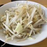 ラーメン もっけだの - ヤサイマシマシの追加ヤサイ（別皿）