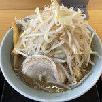 ラーメン もっけだの - 『スパイシーグリーンカレーラーメンニンニクヤサイマシマシ』